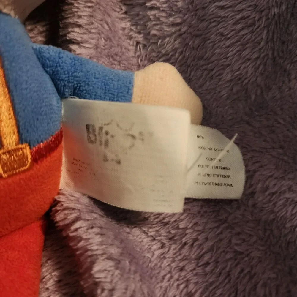 BLIPPI 6 INCH PLUSH TALKING FIREFIGHTER Excellent Condition